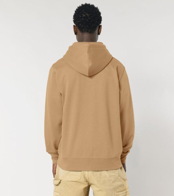 Zipjacke mit Kapuze Unisex, Latte – Bild 7