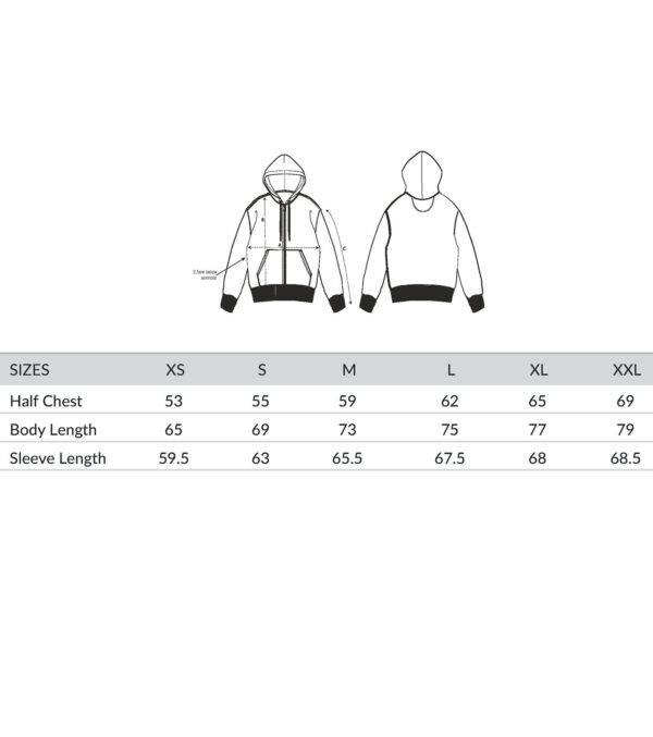 Zipjacke Jo eh. mit Kapuze, Unisex – Bild 9