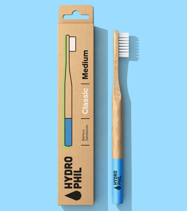 Bamboo toothbrush Classic medium - Image 2