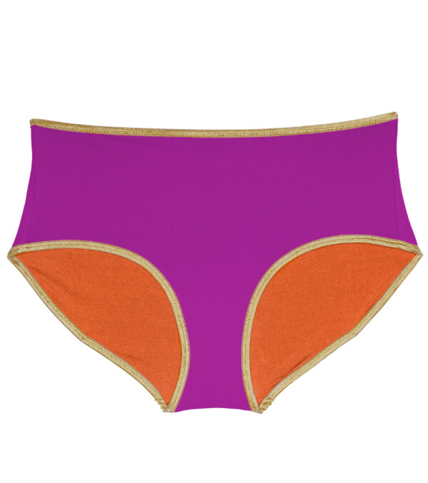 Shorts Shine wendbar, papaya-cassis – Bild 2