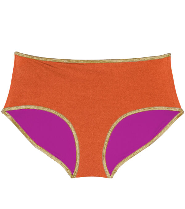 Shorts Shine wendbar, papaya-cassis