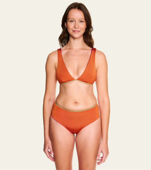 Shorts Shine wendbar, papaya-cassis – Bild 7