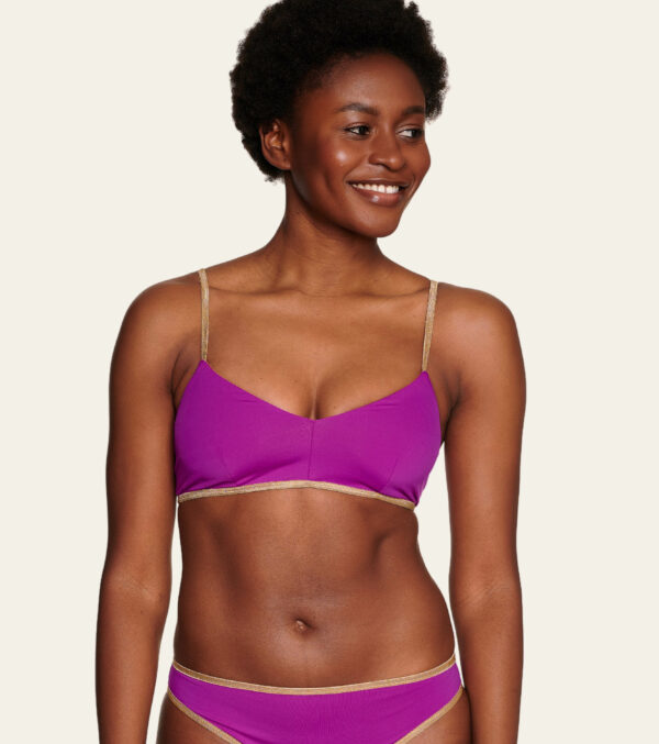 Sunny Bra Shine wendbar, papaya-cassis – Bild 6