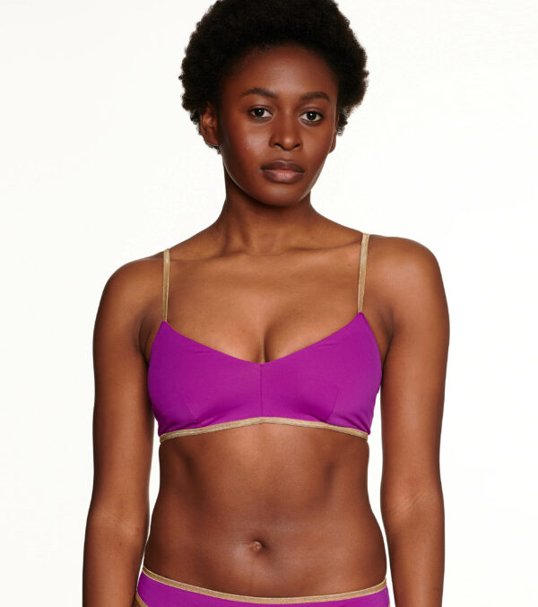 Sunny Bra Shine wendbar, papaya-cassis – Bild 2