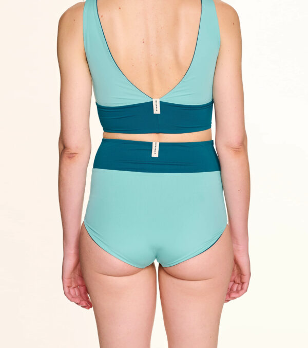 Wonder shorts reversible, eucalyptus-petrol - Image 8
