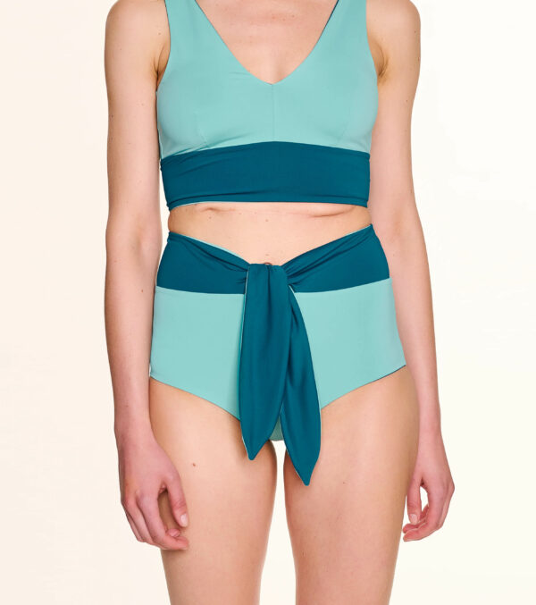 Wonder shorts reversible, eucalyptus-petrol - Image 2