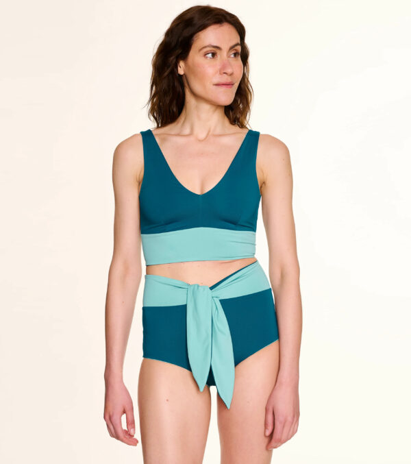 Wonder shorts reversible, eucalyptus-petrol - Image 3