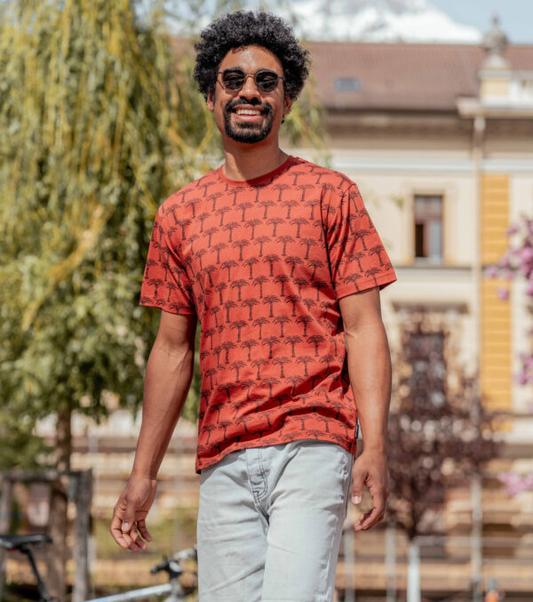 Men's shirt Royal Palms rusty red