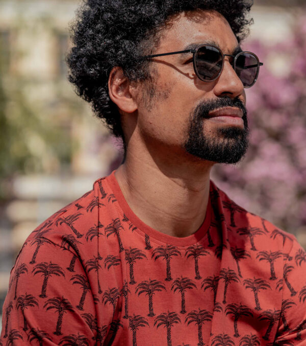 Men's shirt Royal Palms rusty red - Image 2