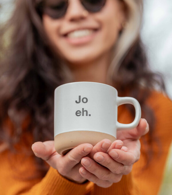 Ceramic mug Jo eh. white - Image 2