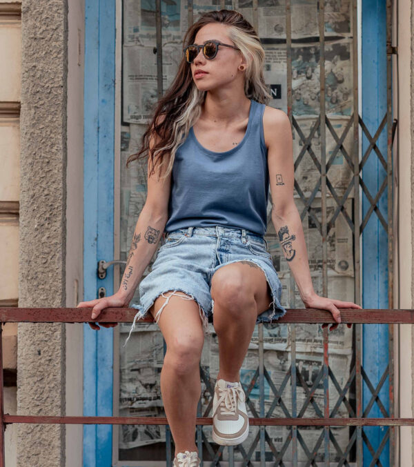 Tanktop Alex denim blue - Image 6