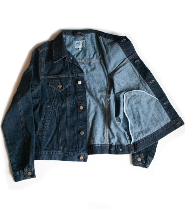 Damen Jeansjacke dark blue – Bild 5
