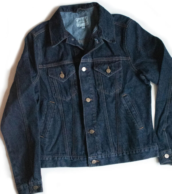 Damen Jeansjacke dark blue – Bild 3