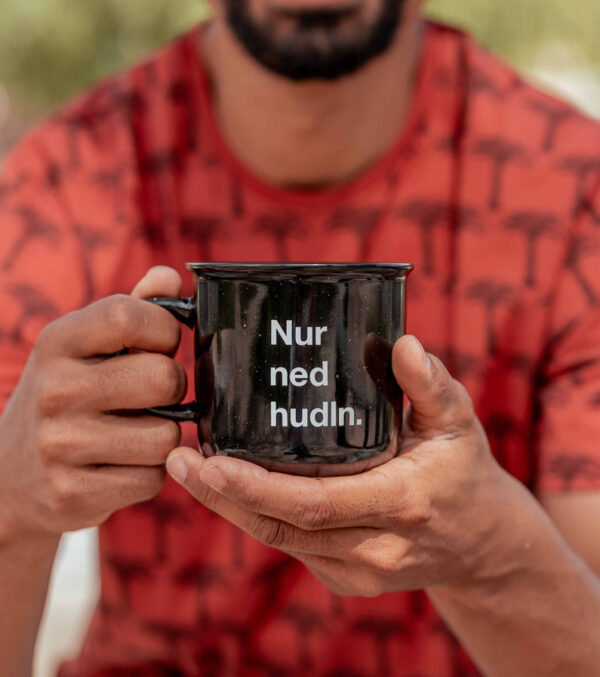 Ceramic mug Nur ned hudln. - Image 2