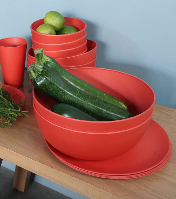 Dinner Plate 25.5 cm tomato red - Image 2