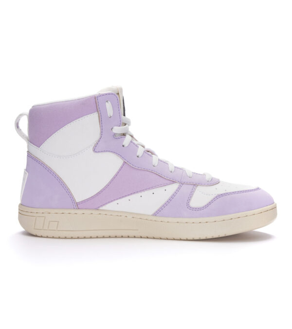 Sneaker 'Carl' Hi Cut Lavender Pink | Just White – Bild 2