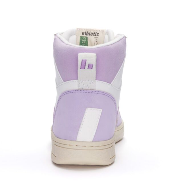Sneaker 'Carl' Hi Cut Lavender Pink | Just White – Bild 3