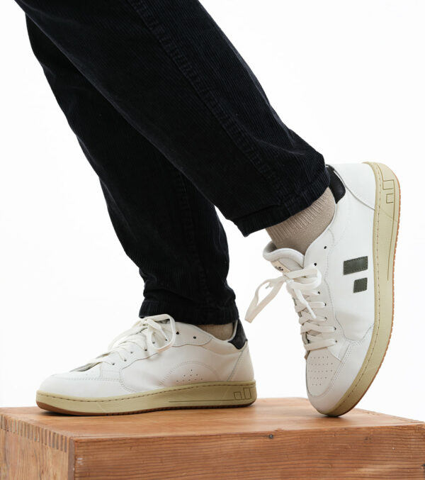 Sneaker 'Jesse' Low Cut Chalk White | Accent Donkey Grey – Bild 5