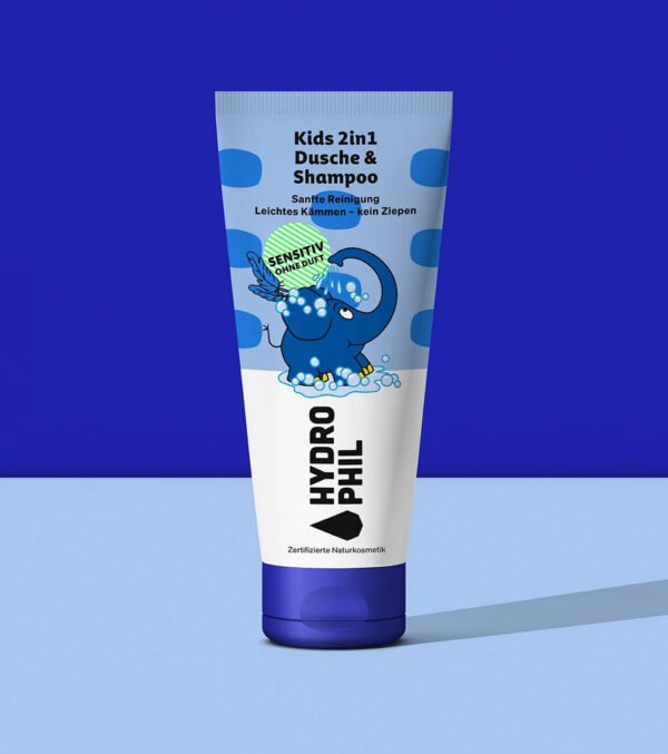 Kinder 2in1 Dusche & Shampoo "Der Elefant", 200 ml – Bild 3