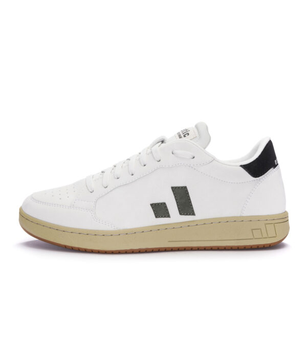Sneaker 'Jesse' Low Cut Chalk White | Accent Donkey Grey