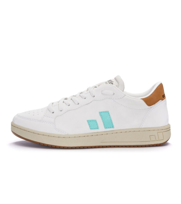 Sneaker 'Jesse' Low Cut Chalk White | Holiday Green