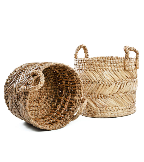 Banana leaf Basket Ø 35 cm - Image 6
