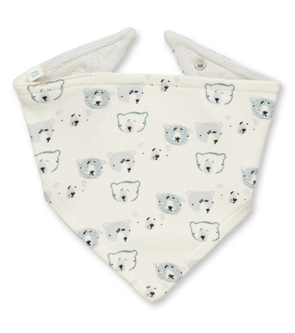 Baby reversible Scarf & Bib Bears