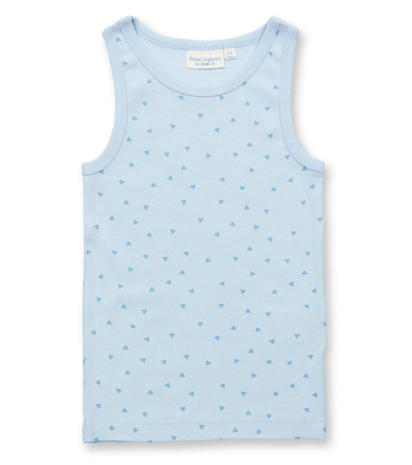 Boys vest with little triangles