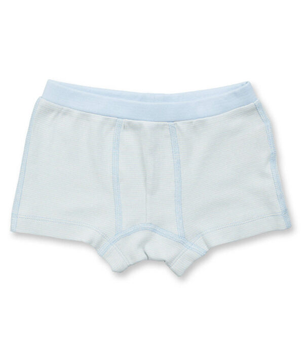 Jungen Boxershorts, hellblau gestreift