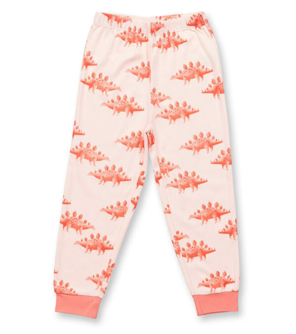 Children's Pajamas, with cool Dinosaur light pink - Image 3