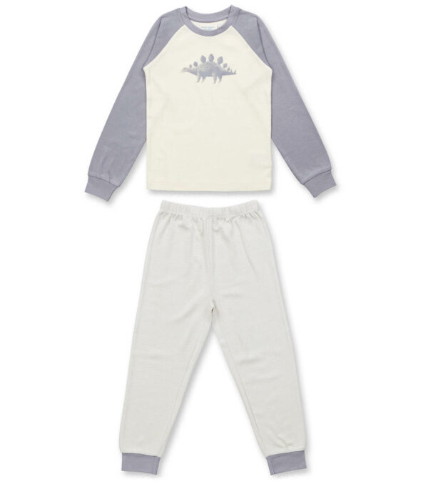 Children's Pajamas, Dinosaur blue-grey
