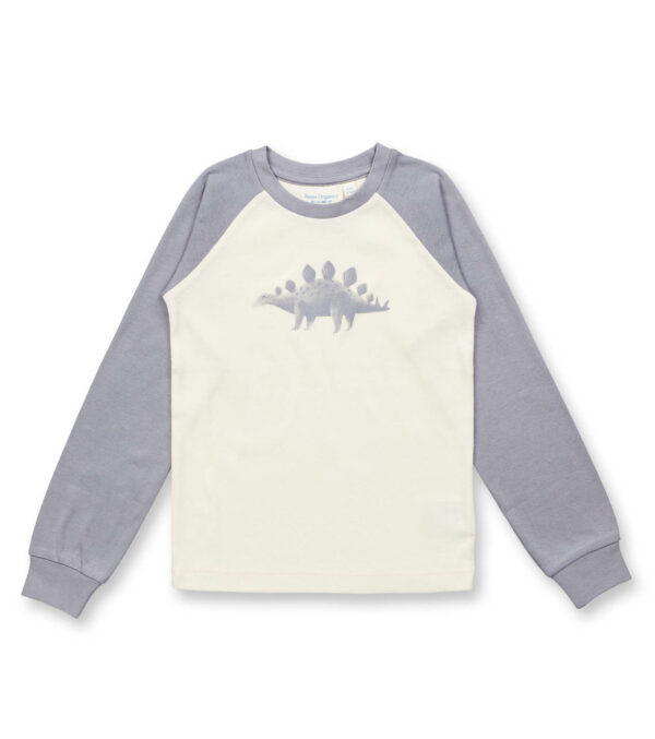 Children's Pajamas, Dinosaur blue-grey - Image 2
