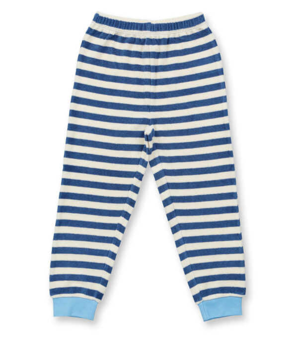 Children's Terry Pajamas Stripes with Dinosaur - Image 3