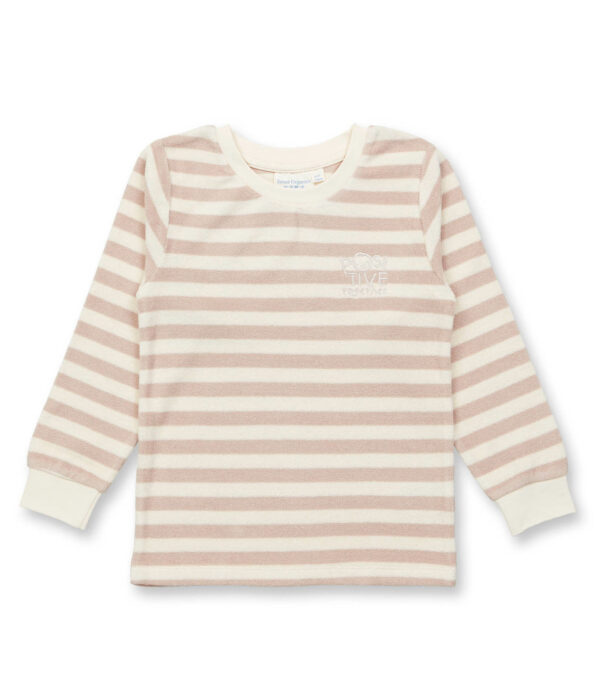 Children's Terry Pajamas Stripes with statement - Image 2