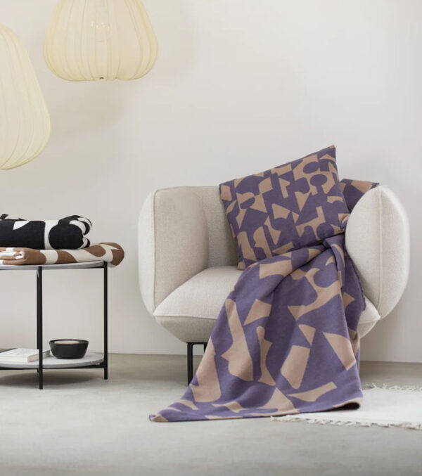 LUCA Flannel Blanket “abstract” 200 x 140 cm - Image 5