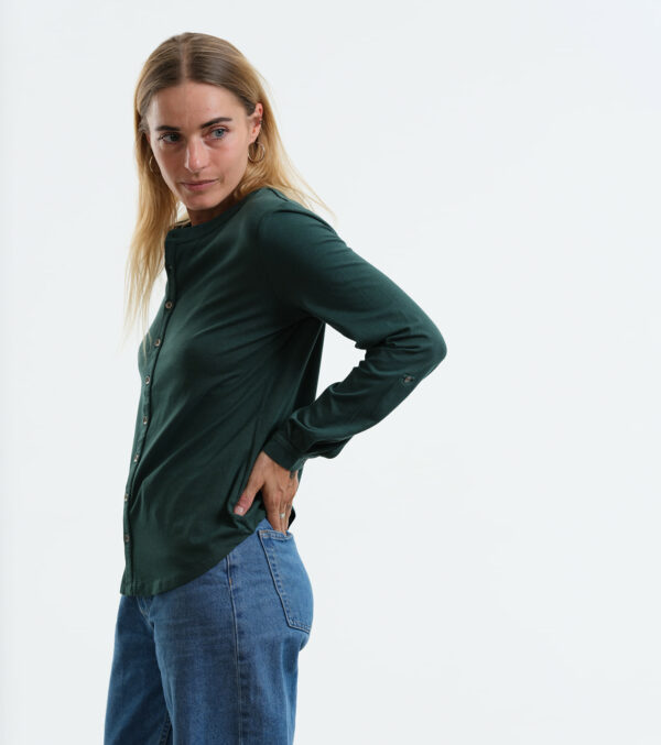 Blouse Portland dark green - Image 3