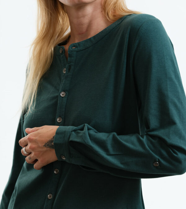 Blouse Portland dark green - Image 2