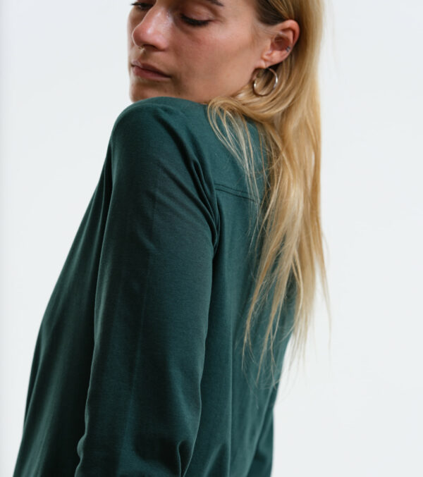 Blouse Portland dark green - Image 5