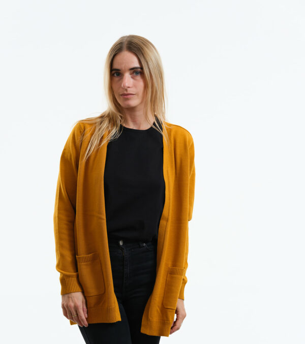 Cardigan Holly senfgelb – Bild 3