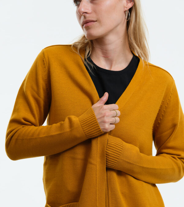 Cardigan Holly senfgelb – Bild 2