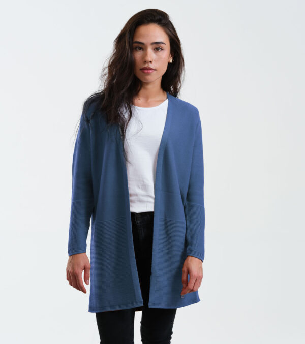 Fine knit Cardigan Libby blue