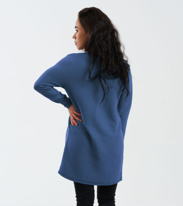 Fine knit Cardigan Libby blue - Image 6