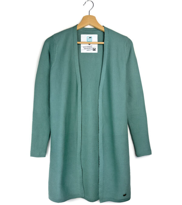 Cardigan Libby salbeigrün aus Feinstrick – Bild 6