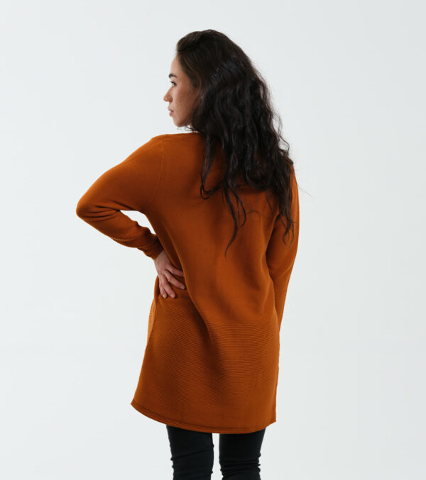 Fine knit Cardigan Libby toffee - Image 6