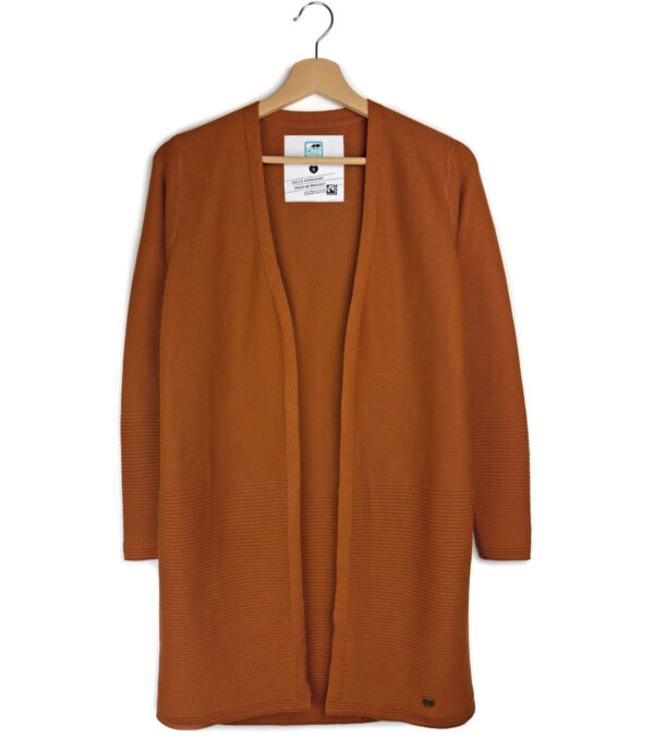 Fine knit Cardigan Libby toffee - Image 7