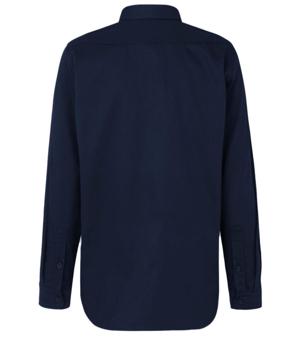 Men's Twill shirt dark blue - Image 2