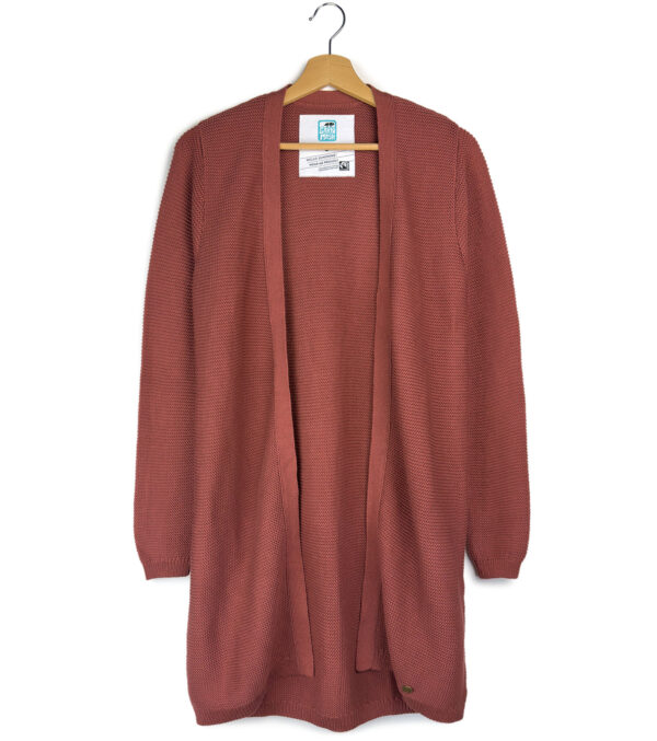 Long-Cardigan Alamo chestnut - Image 7