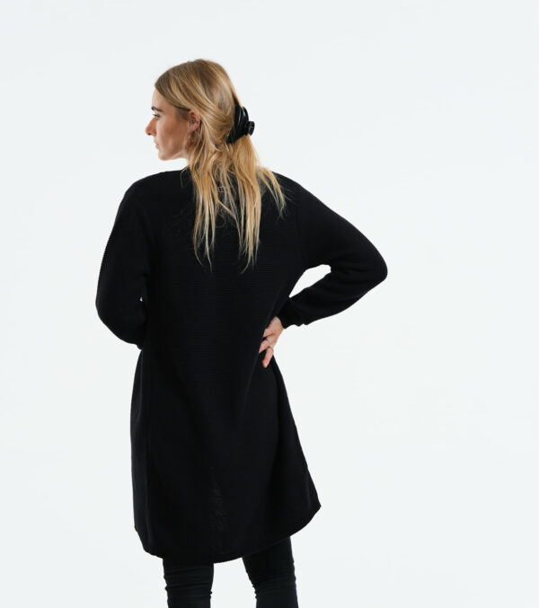 Long-Cardigan Alamo black - Image 6