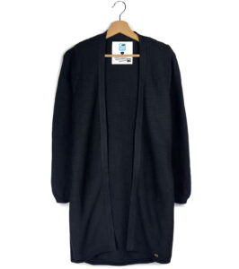 Long-Cardigan Alamo schwarz – Bild 7