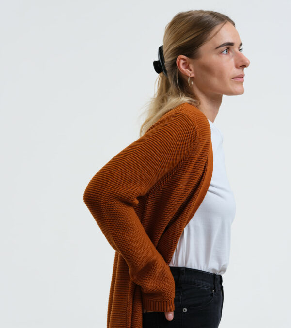 Long-Cardigan Alamo toffee - Image 4